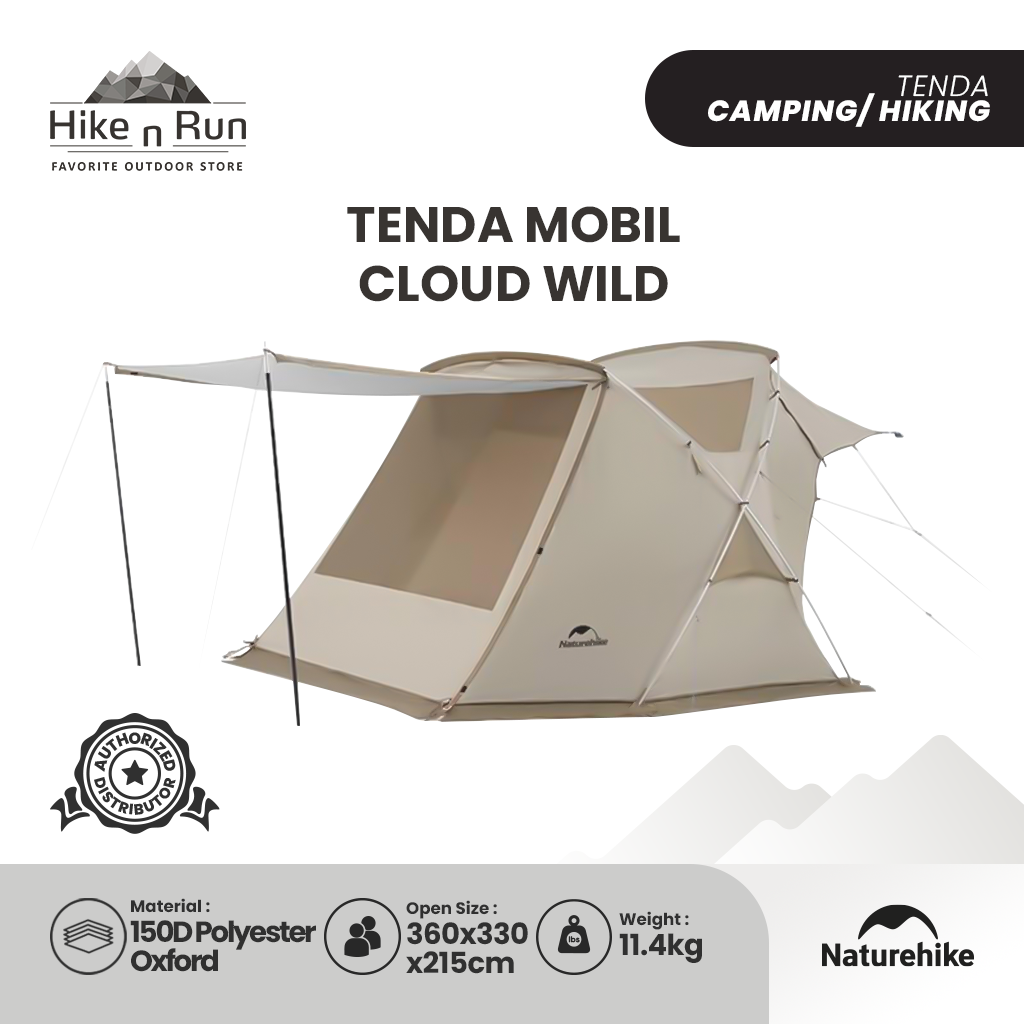 TENDA MOBIL NATUREHIKE CNH22ZP014 CLOUD WILD CAR SIDE TENT