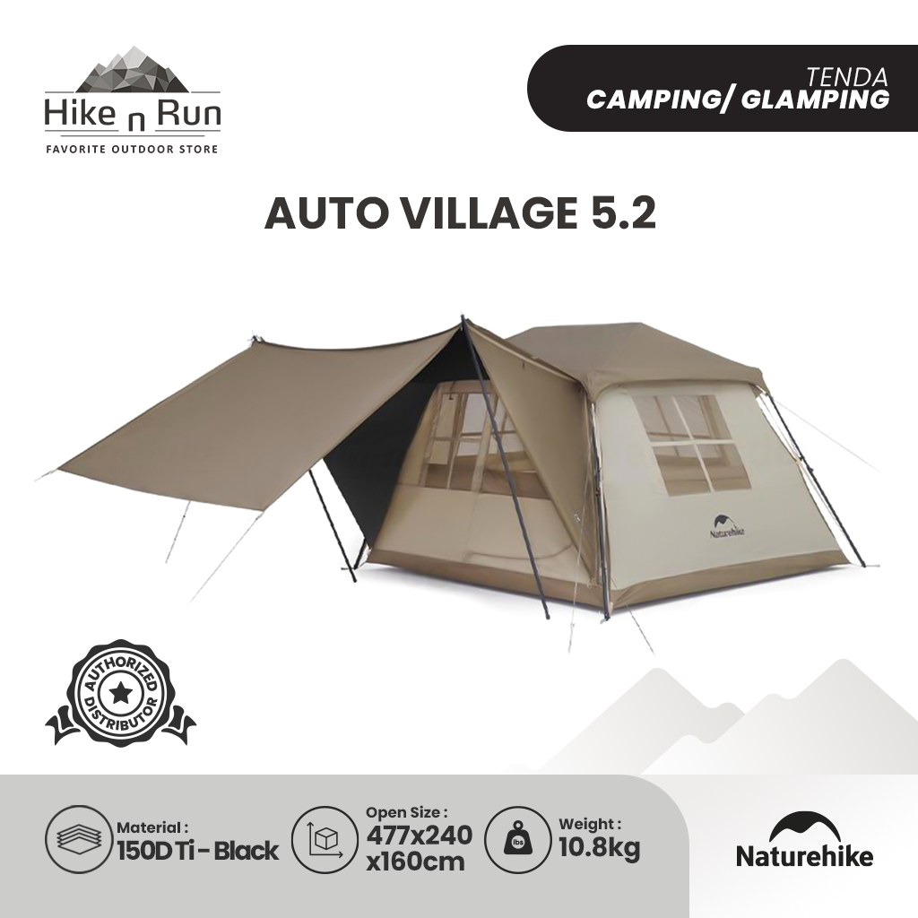 Naturehike Tent Village  5.02 Generation - Brown - CNK2300ZP022