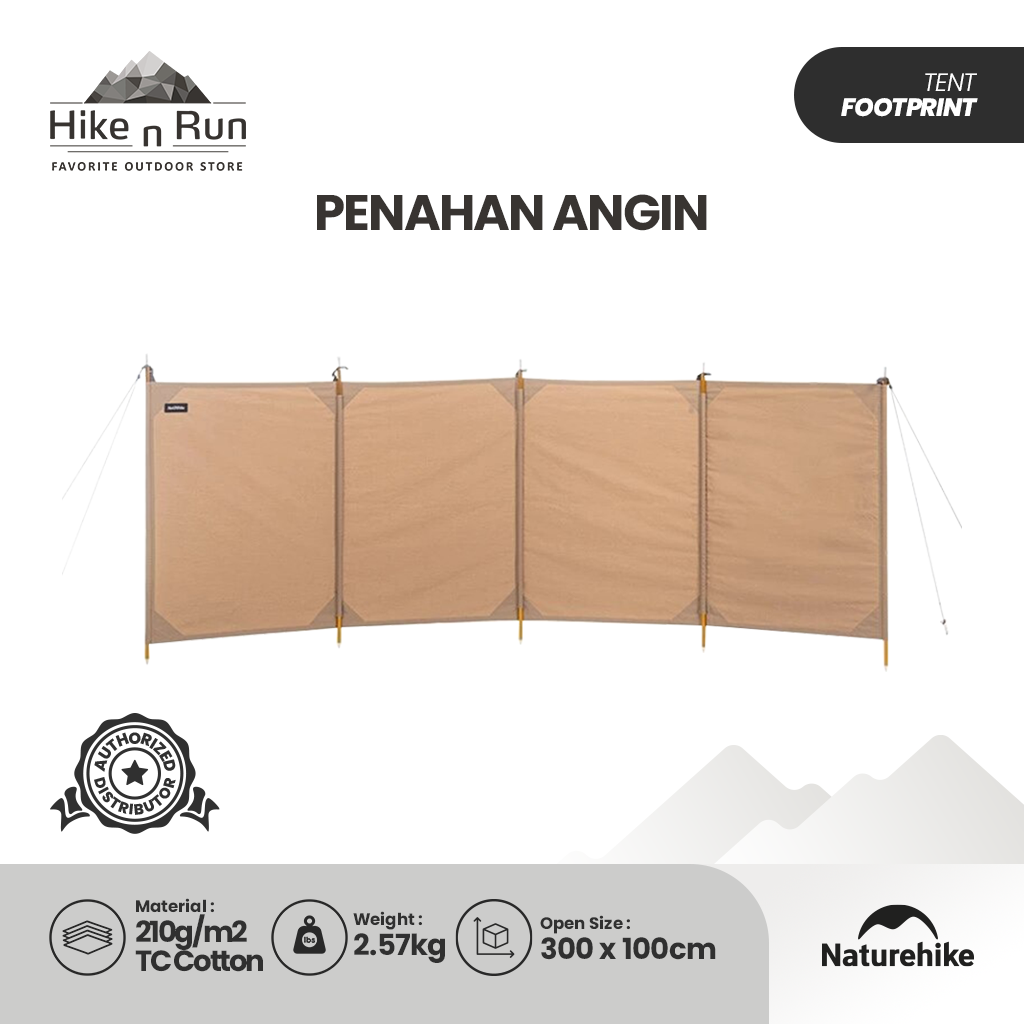 Naturehike NH20TM088 Penahan Angin Outdoor Beach Windscreen