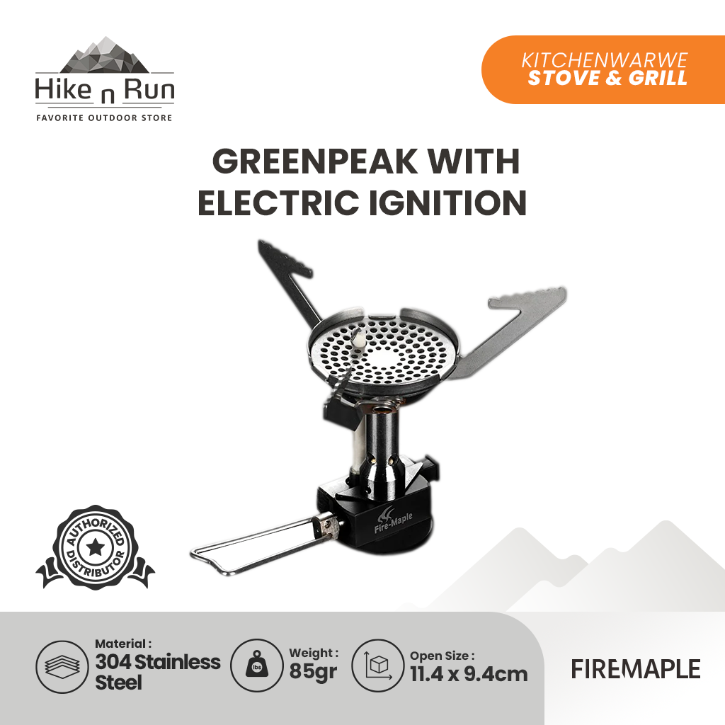 Firemaple Kompor Ultralight Greenpeak With Electric Ignition