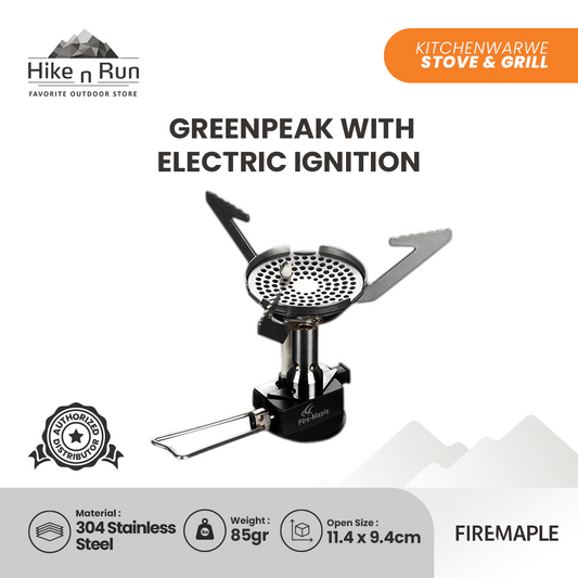 Firemaple Kompor Ultralight Greenpeak With Electric Ignition