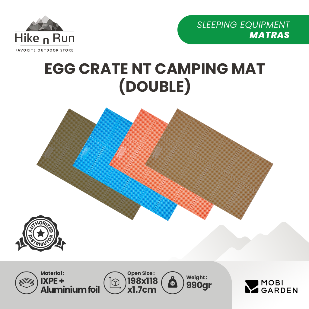 Matras Lipat Double Mobi Garden NX20663007 Egg Crate NT Camping Mat