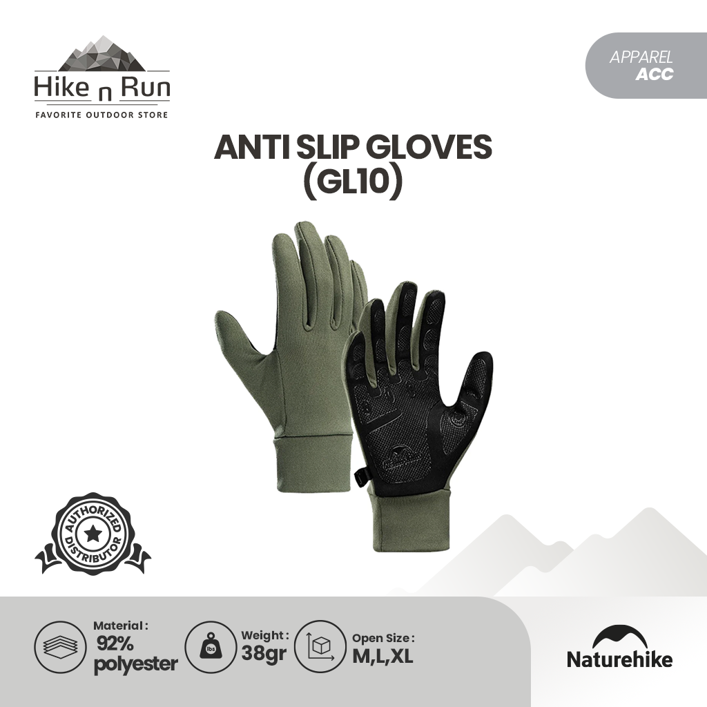 Naturehike GL10 NH20FS032 Sarung Tangan Multifungsi Anti Slip