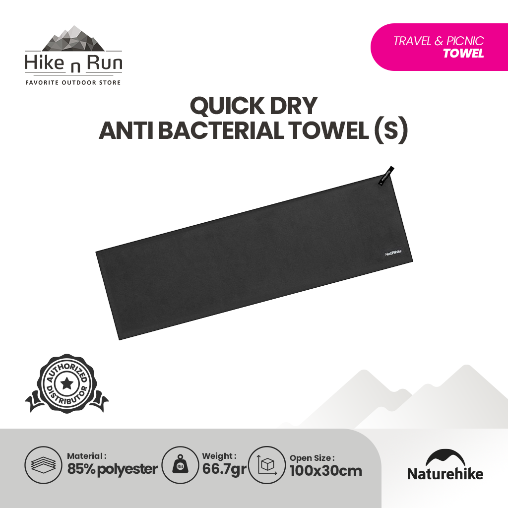 Handuk Quick Dry Anti Bacterial Towel - Naturehike NH20FS009