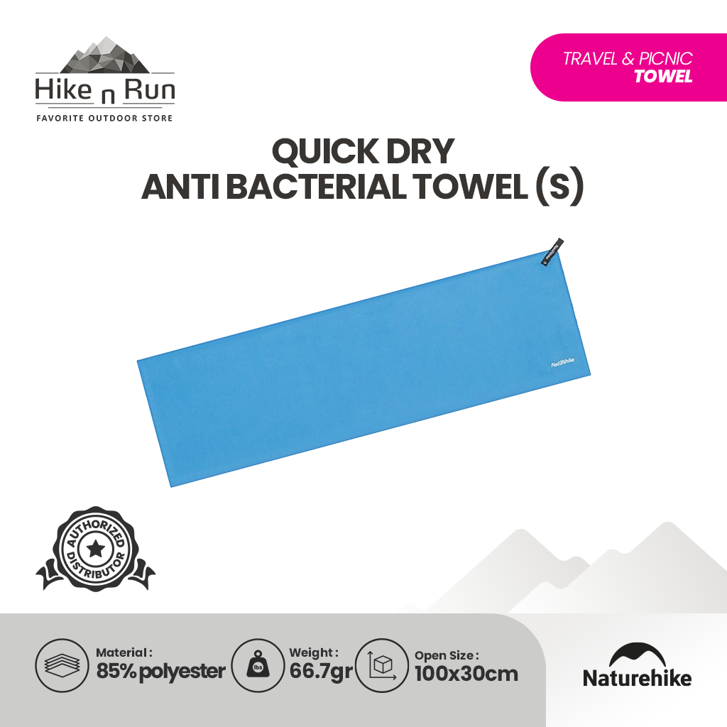 Handuk Quick Dry Anti Bacterial Towel - Naturehike NH20FS009