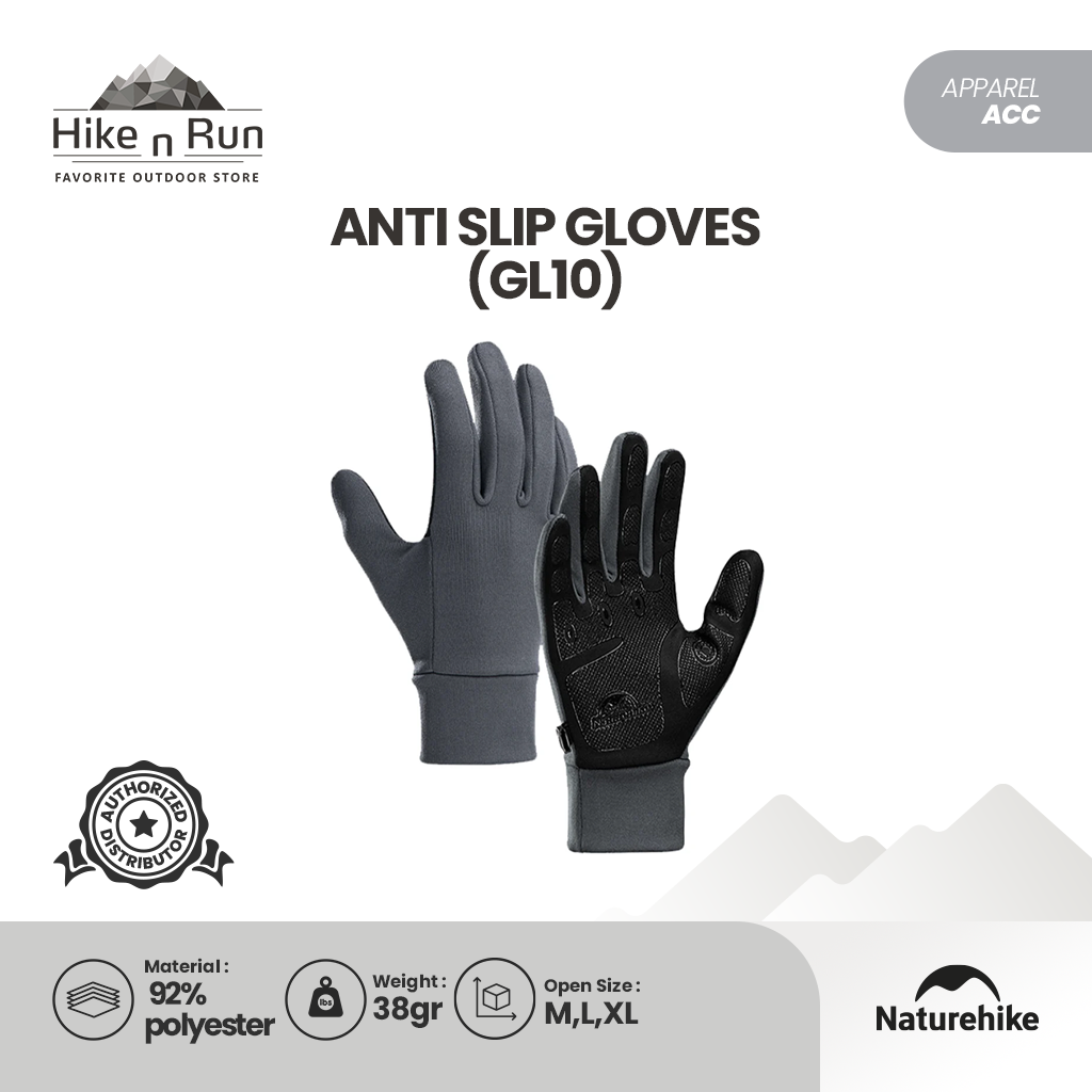 Naturehike GL10 NH20FS032 Sarung Tangan Multifungsi Anti Slip