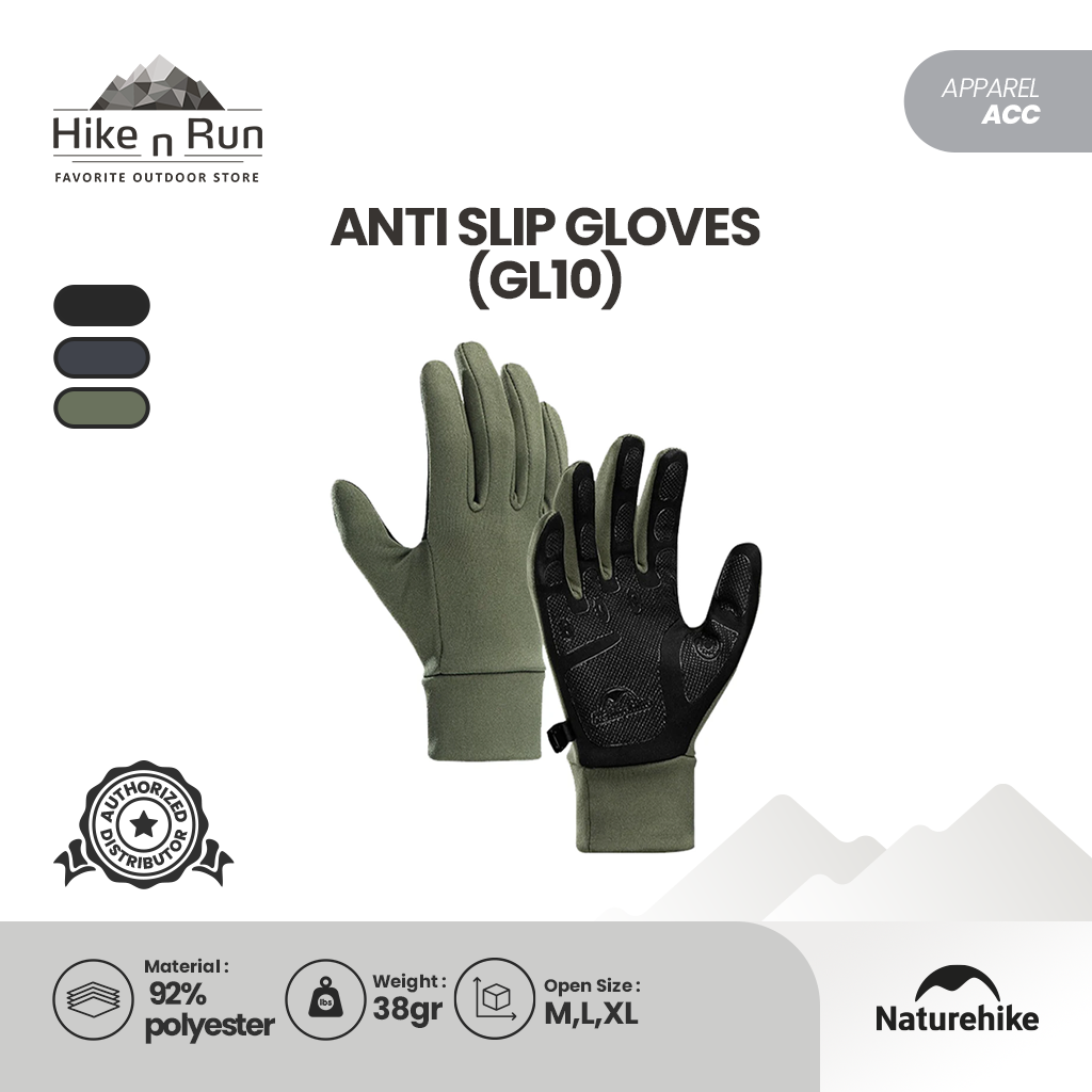 Naturehike GL10 NH20FS032 Sarung Tangan Multifungsi Anti Slip