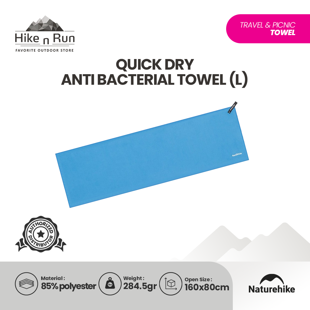 Handuk Quick Dry Anti Bacterial Towel - Naturehike NH20FS009