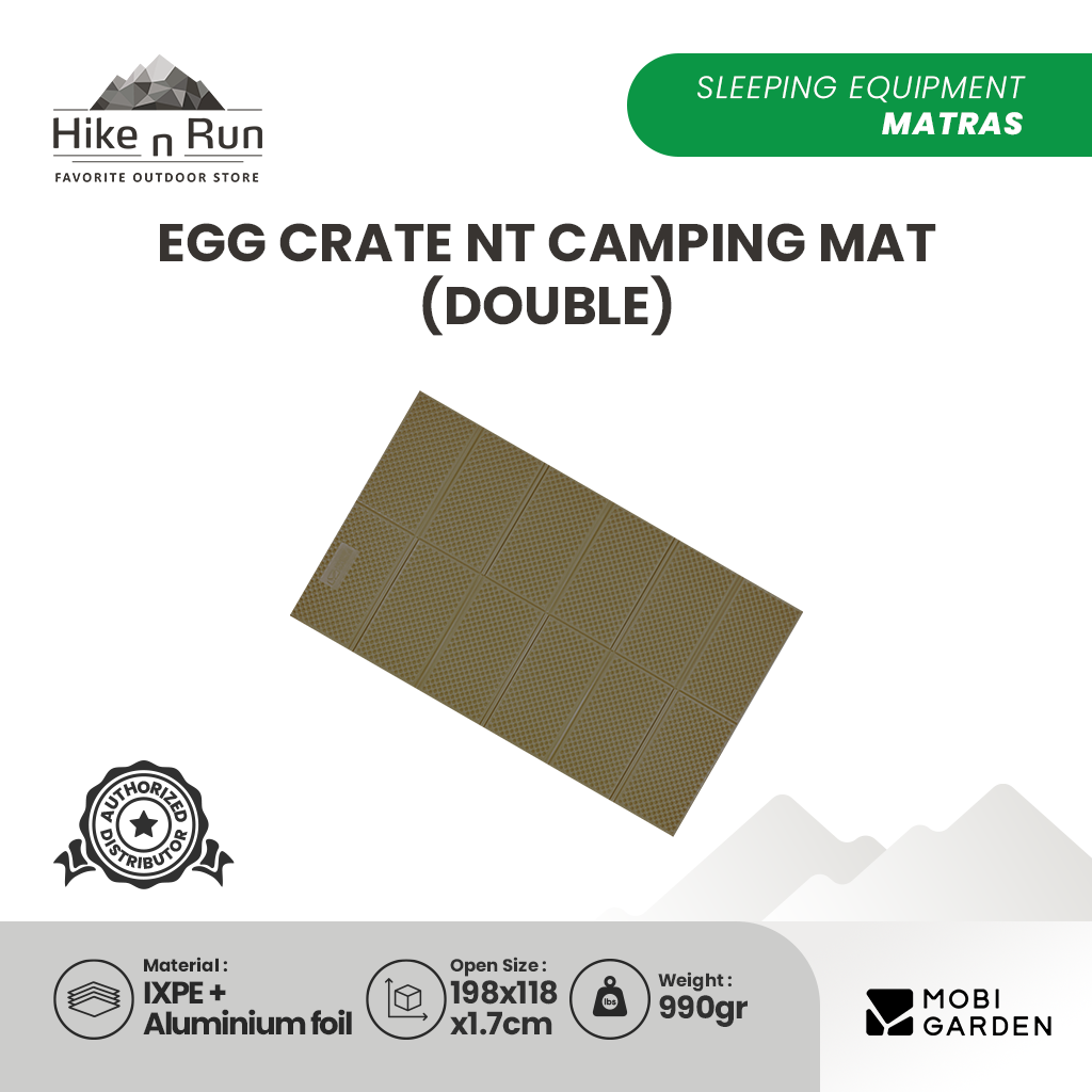 Matras Lipat Double Mobi Garden NX20663007 Egg Crate NT Camping Mat