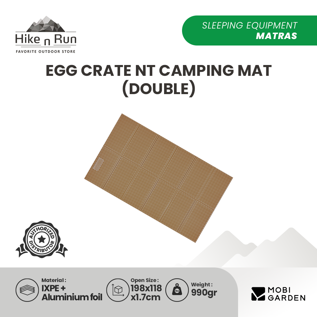 Matras Lipat Double Mobi Garden NX20663007 Egg Crate NT Camping Mat