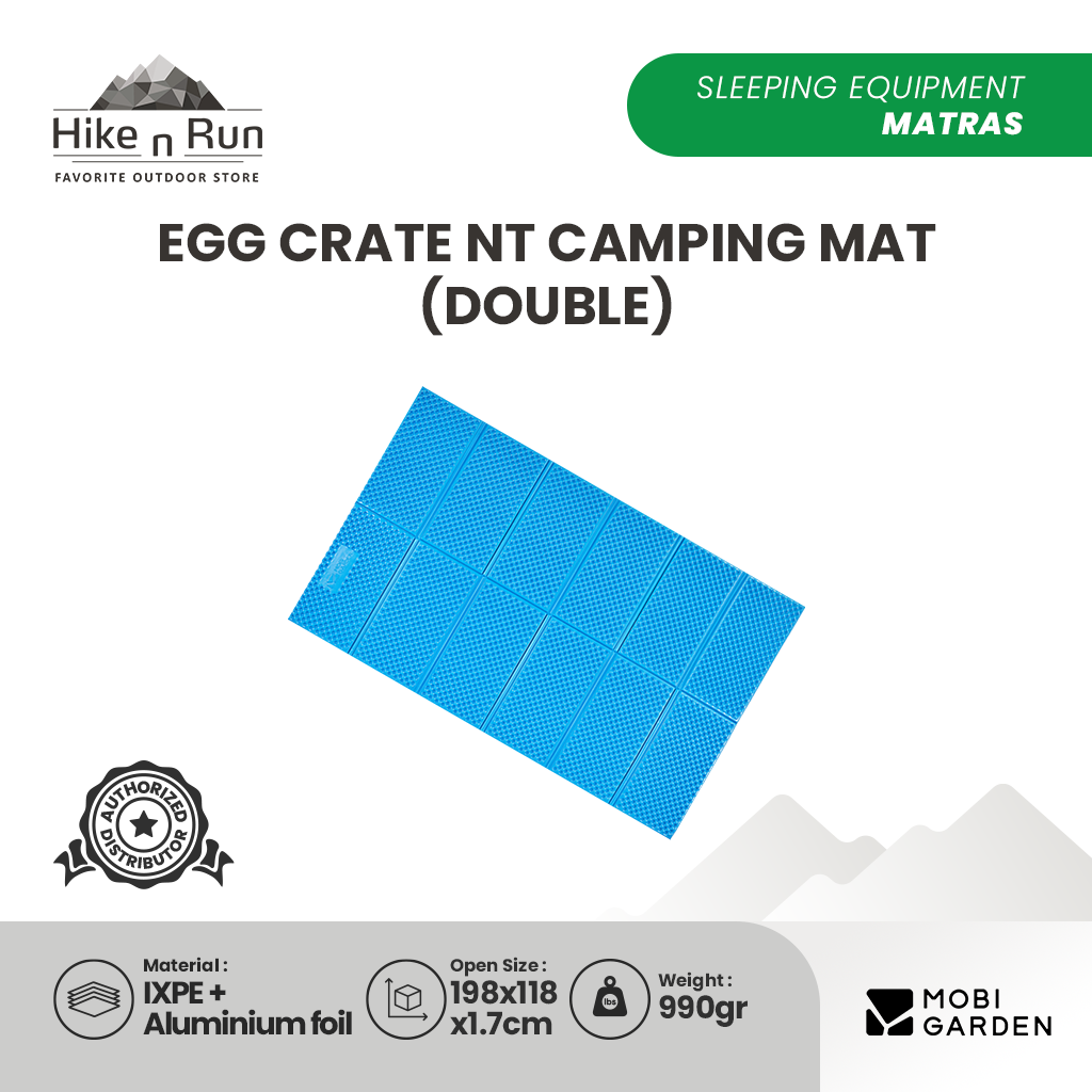 Matras Lipat Double Mobi Garden NX20663007 Egg Crate NT Camping Mat