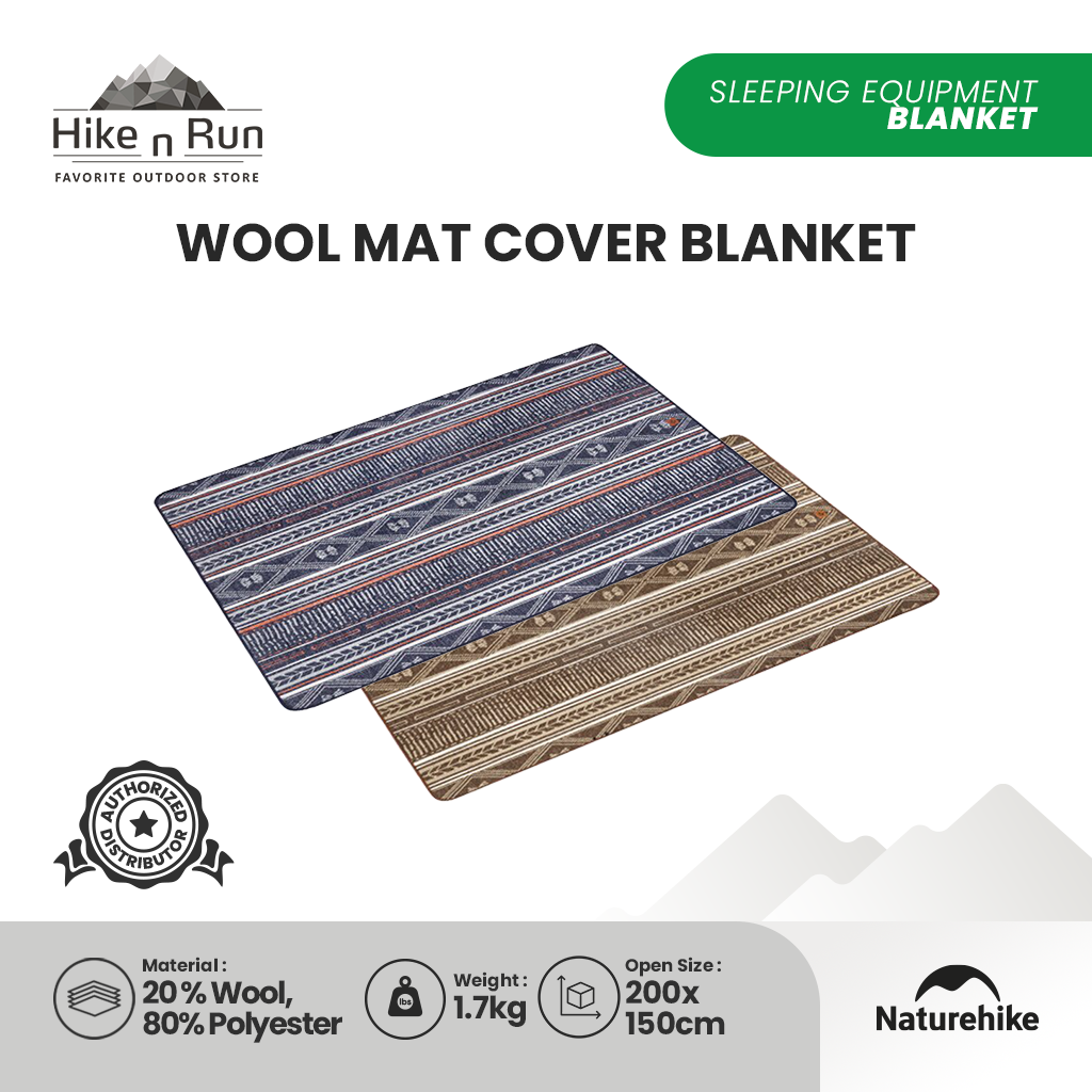 SELIMUT HANGAT NATUREHIKE NH21PS006 WOOL BLANKET