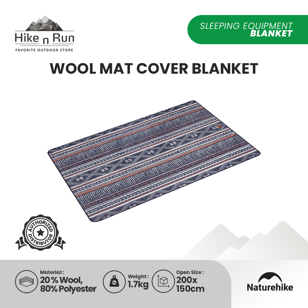 SELIMUT HANGAT NATUREHIKE NH21PS006 WOOL BLANKET