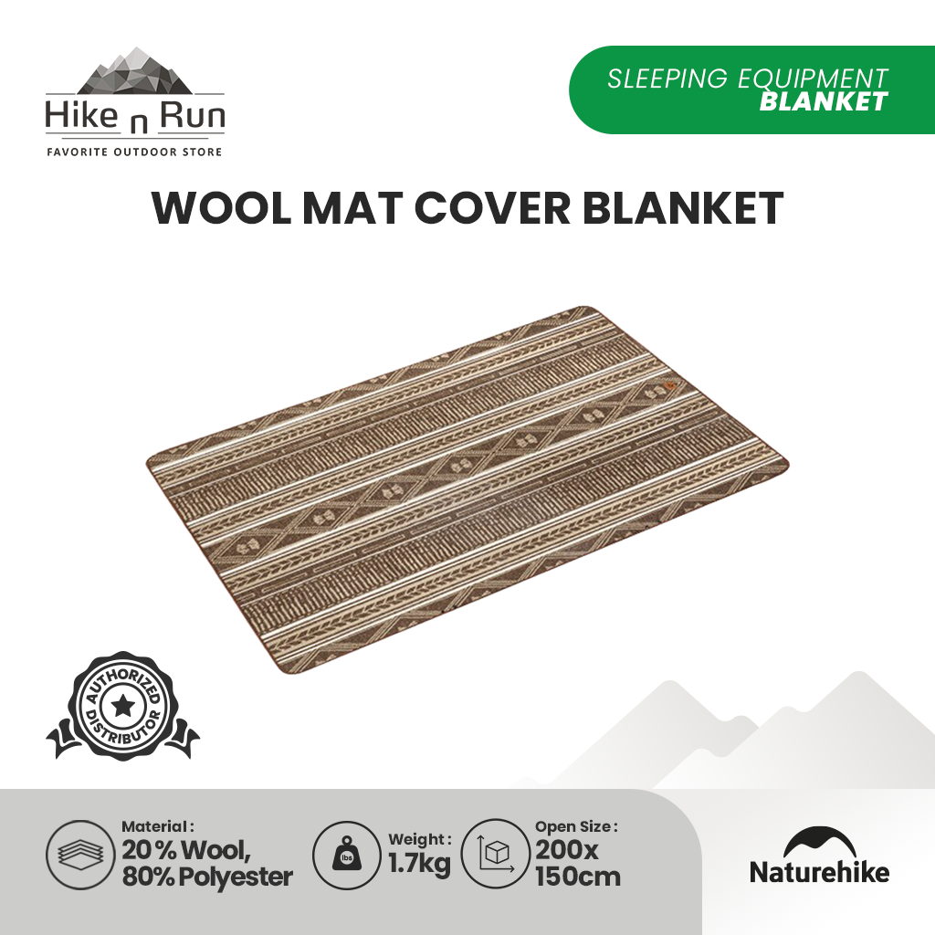 SELIMUT HANGAT NATUREHIKE NH21PS006 WOOL BLANKET