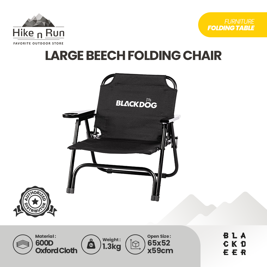 KURSI LIPAT CAMPING BLACKDOG BD-YZ007 GLAMPING FOLDING CHAIR