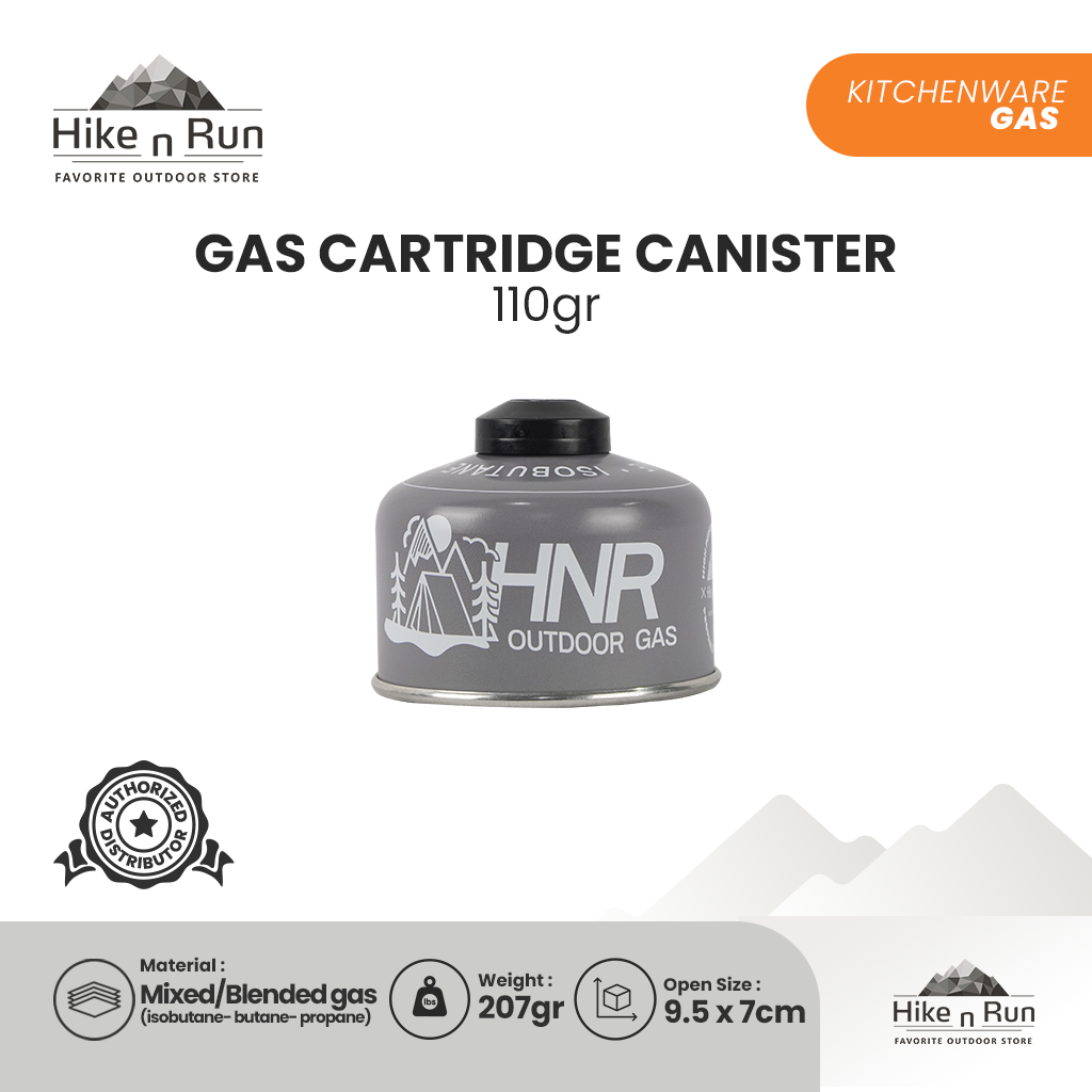 Hike n Run Portable Gas Canister Camping Hiking Terisi 110gr 230gr 450gr