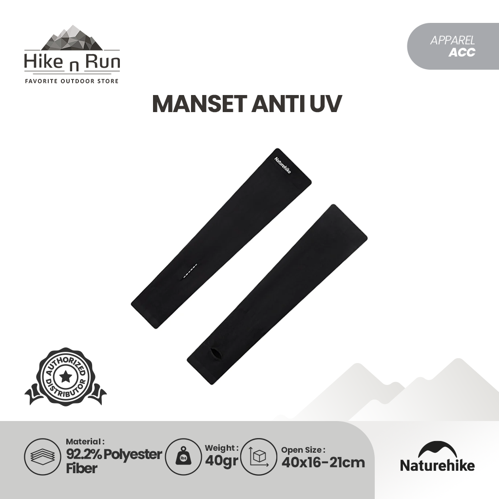 Manset Anti UV Naturehike CYY2421ZB010 Cool Outdoor Sleeve