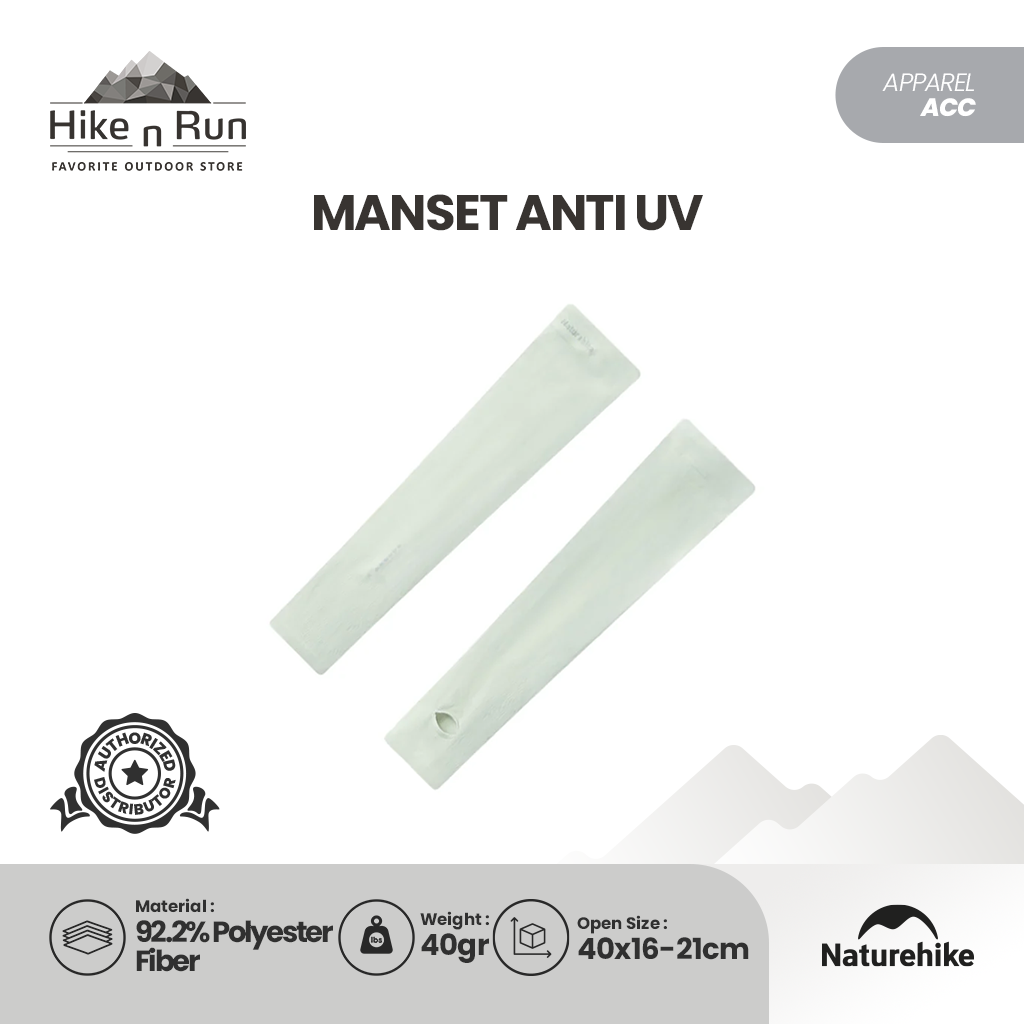 Manset Anti UV Naturehike CYY2421ZB010 Cool Outdoor Sleeve