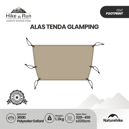 Alas Tenda Glamping Naturehike NH21PJ047 Cloud Vessel Large Tent Mat