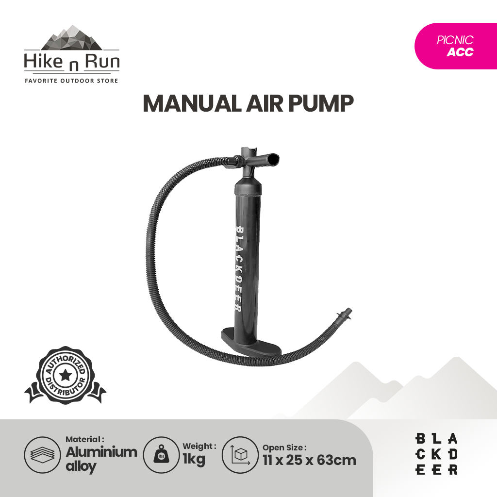 Blackdeer Pompa Angin Serbaguna Manual Air Pump - BD12123316