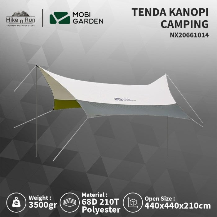 MOBI GARDEN CAMPING CANOPY TARP JUNTING PLUS 530