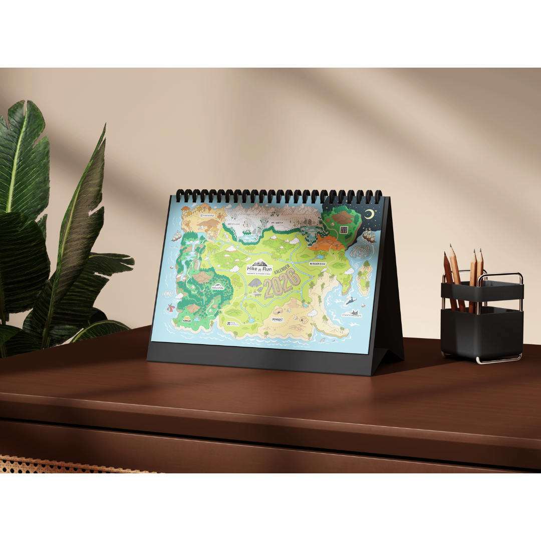 Kalender Cetak Terbaru Hike N Run New Desk Calendar