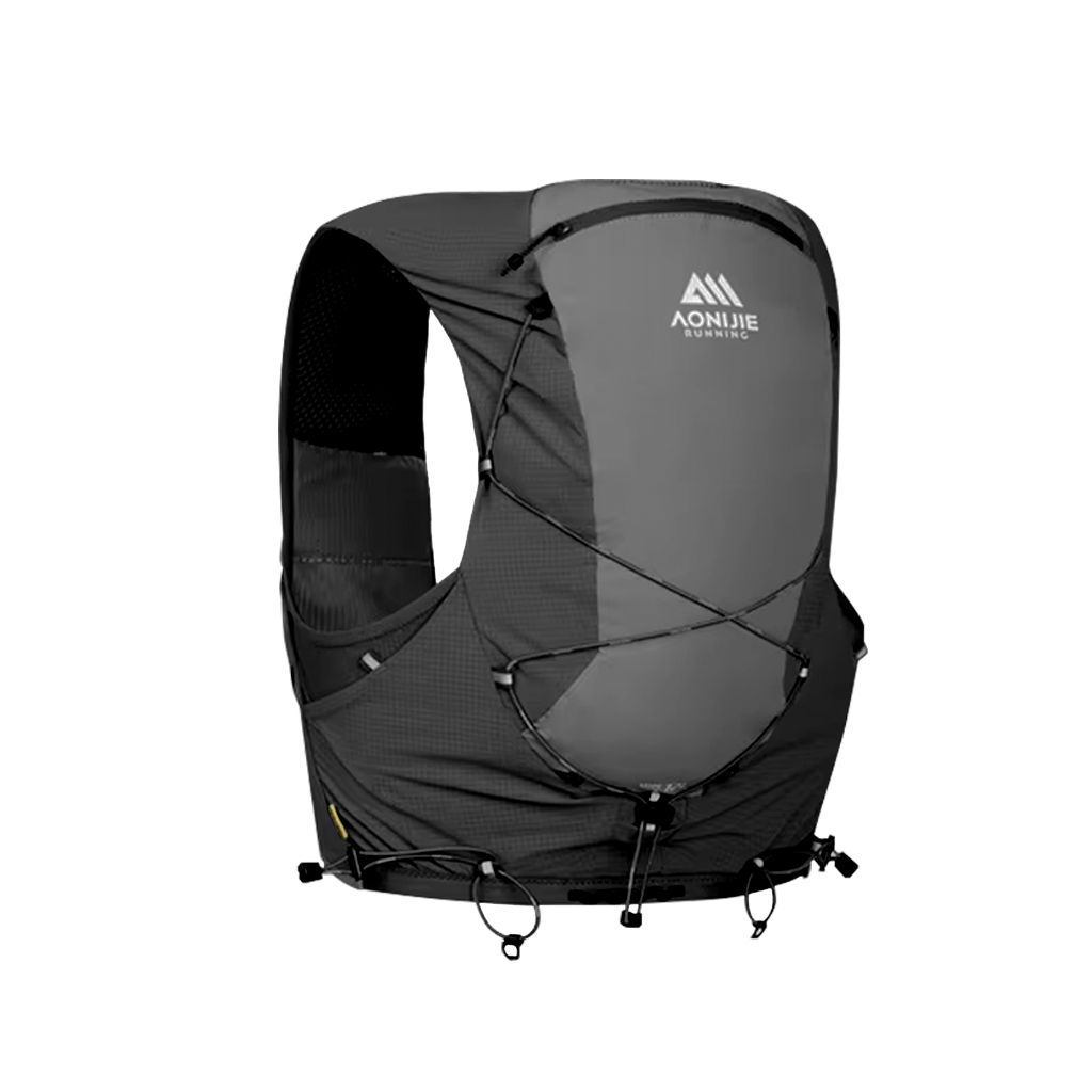 AONIJIE MB-4L MB-8L MB-12L Professional Black Sports Running Backpack Marathon Off Road Outdoor Mountaineering Knapsack for Hiking Cycling