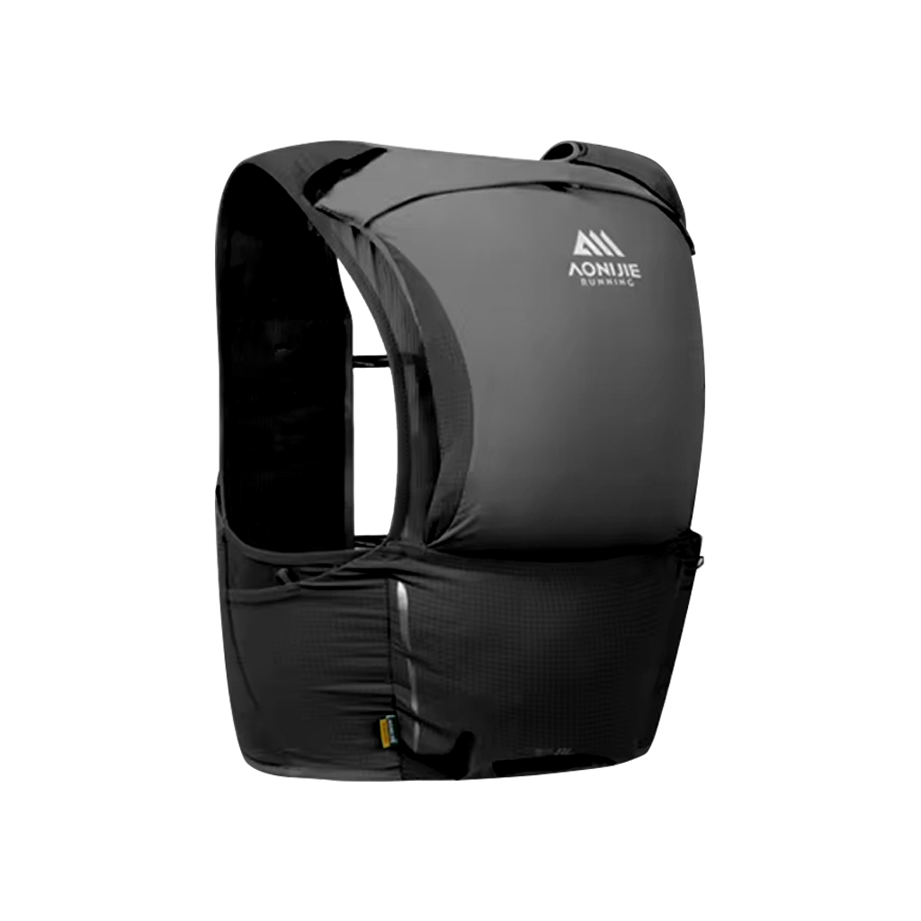 AONIJIE MB-4L MB-8L MB-12L Professional Black Sports Running Backpack Marathon Off Road Outdoor Mountaineering Knapsack for Hiking Cycling