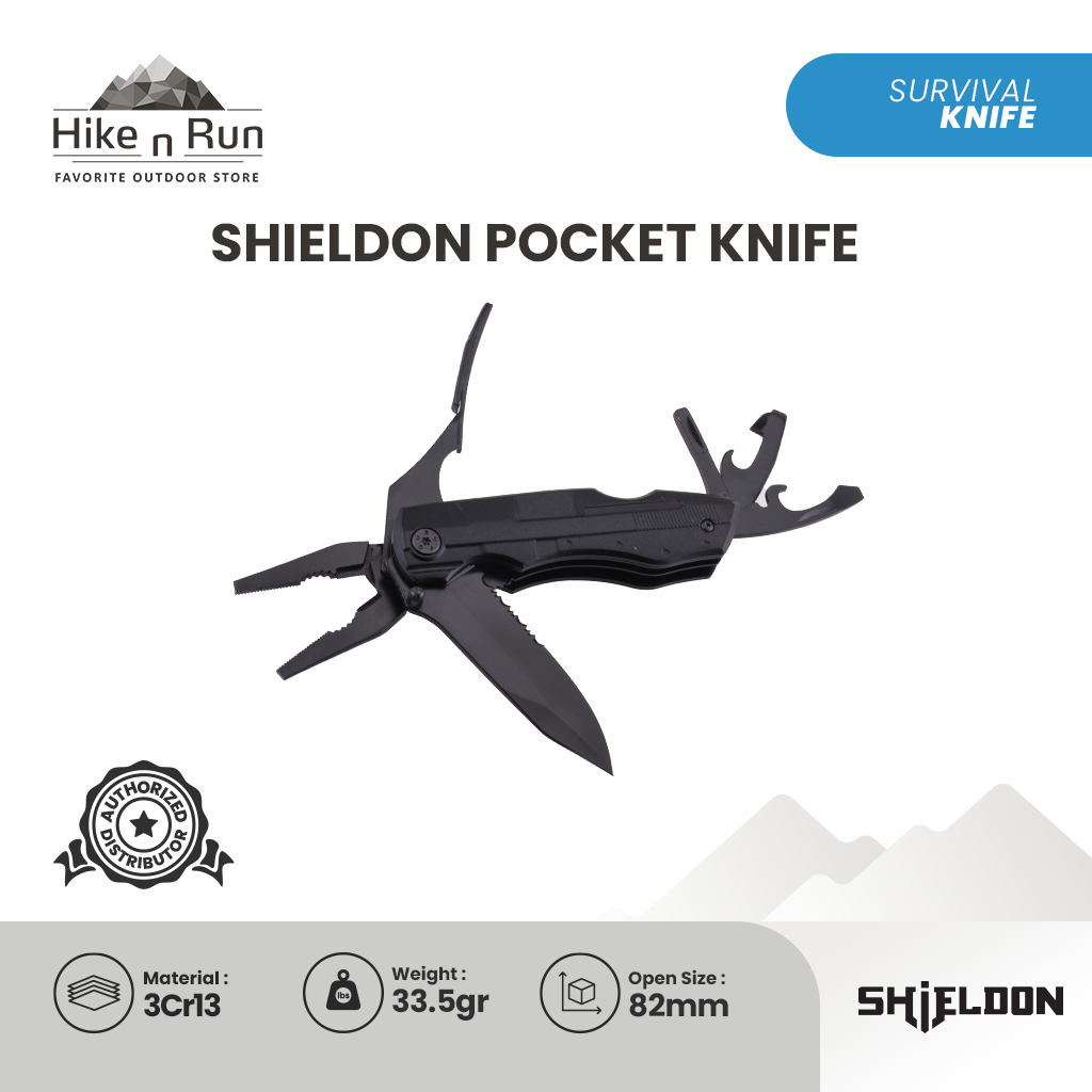 Tang Serbaguna Shieldon MC-PA-32 Multi Pliers Survival Kit