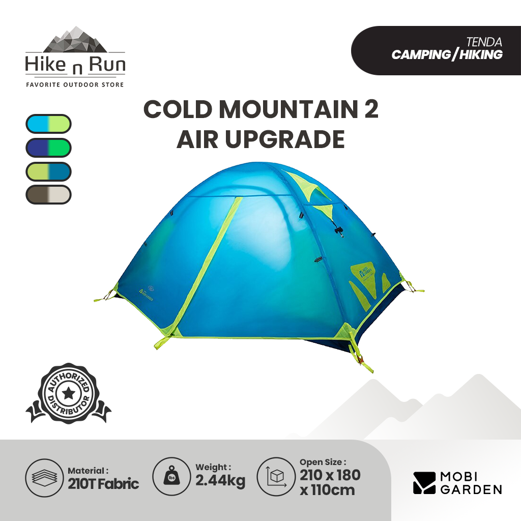 Mobi Garden Cold Mountain 2 AIR Upgrade Tenda Camping 2 Orang - MZ092004-A