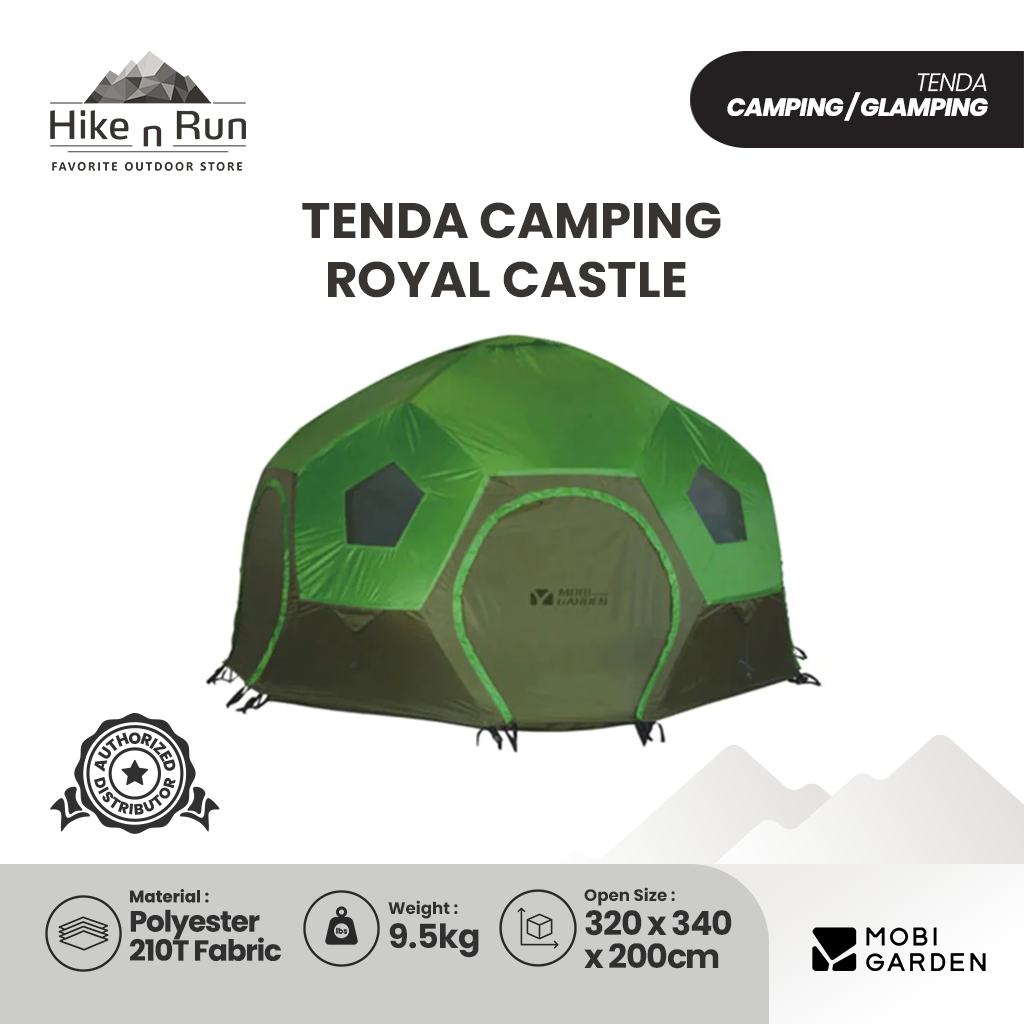 Mobi Garden Royal Castle Tenda Camping 8 Orang - MZ095010B8299