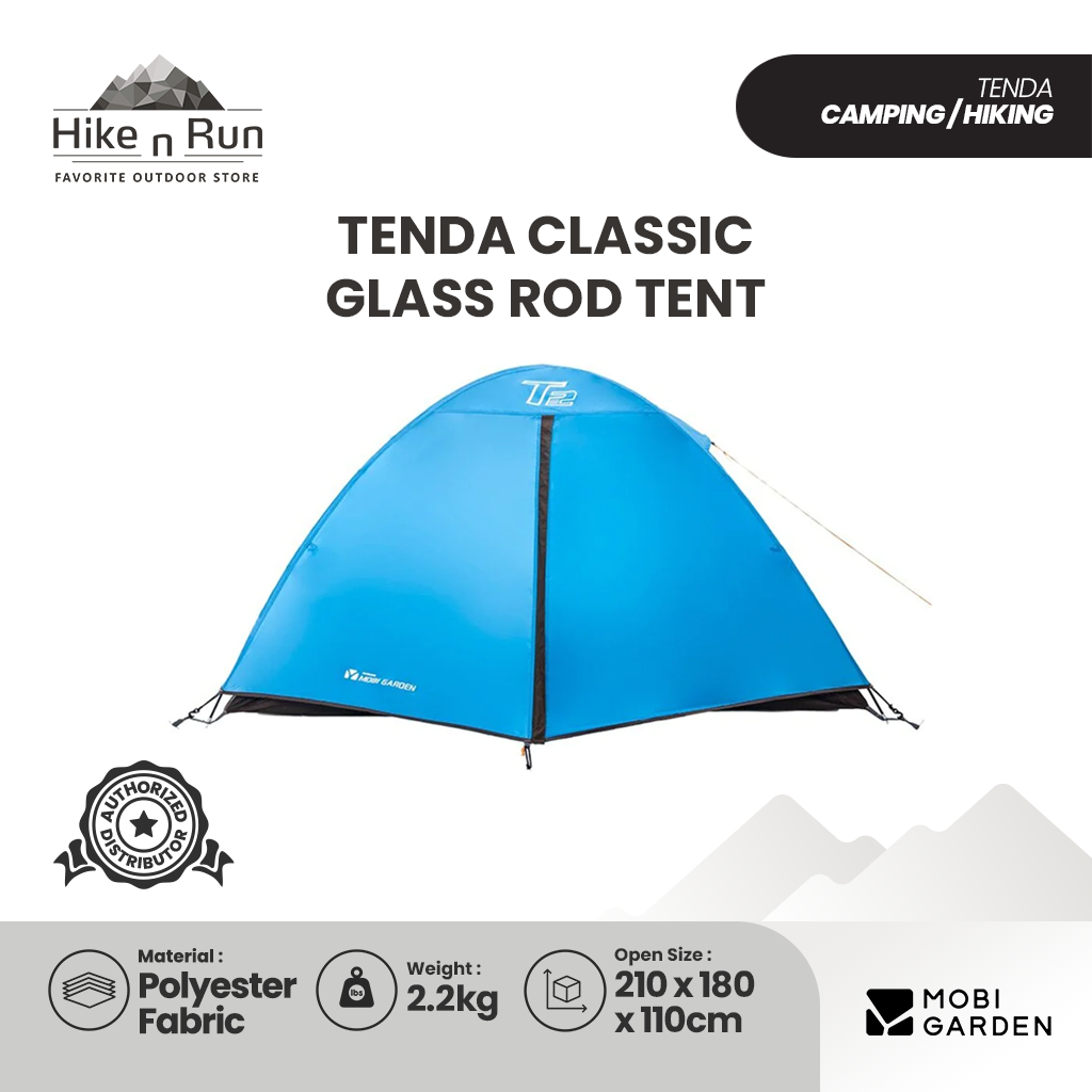 Tenda Classic Mobi Garden Glass Rod Tent 2P MZ117026