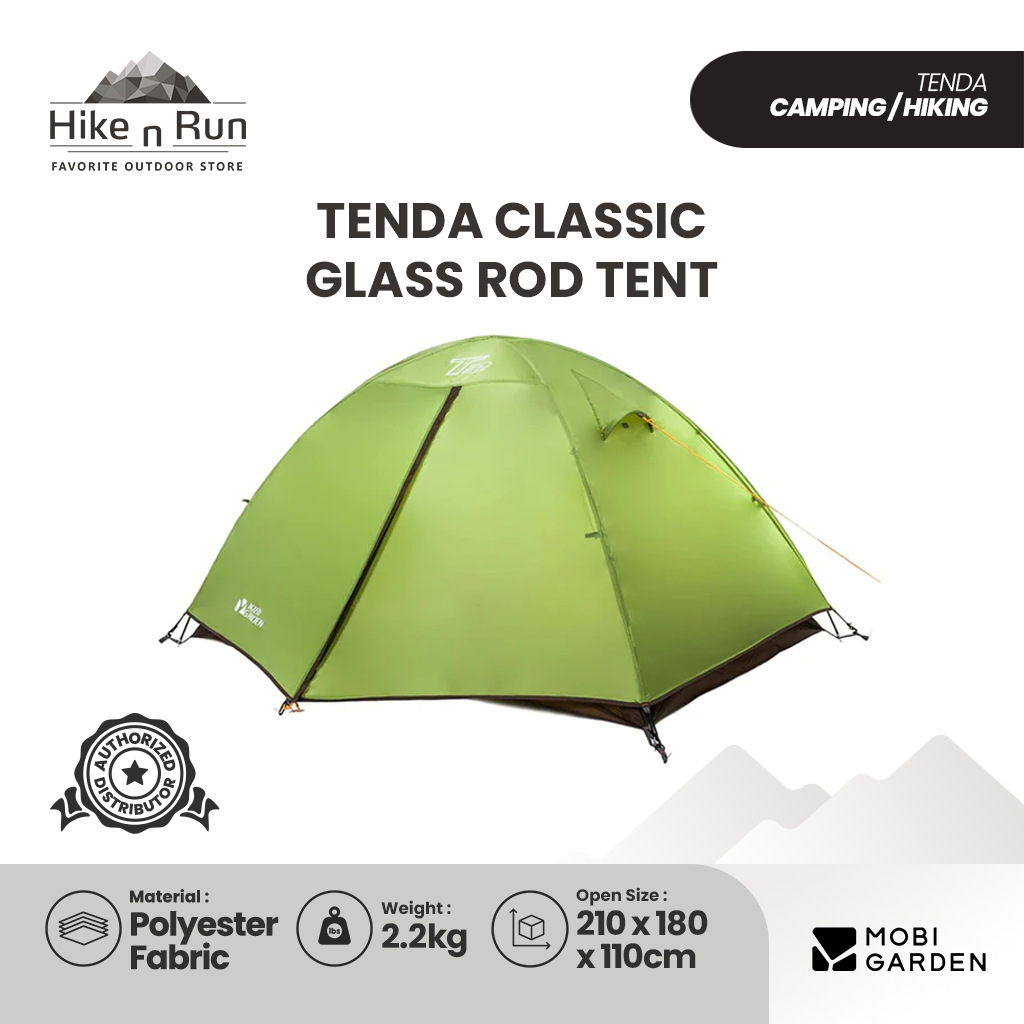 Tenda Classic Mobi Garden Glass Rod Tent 2P MZ117026