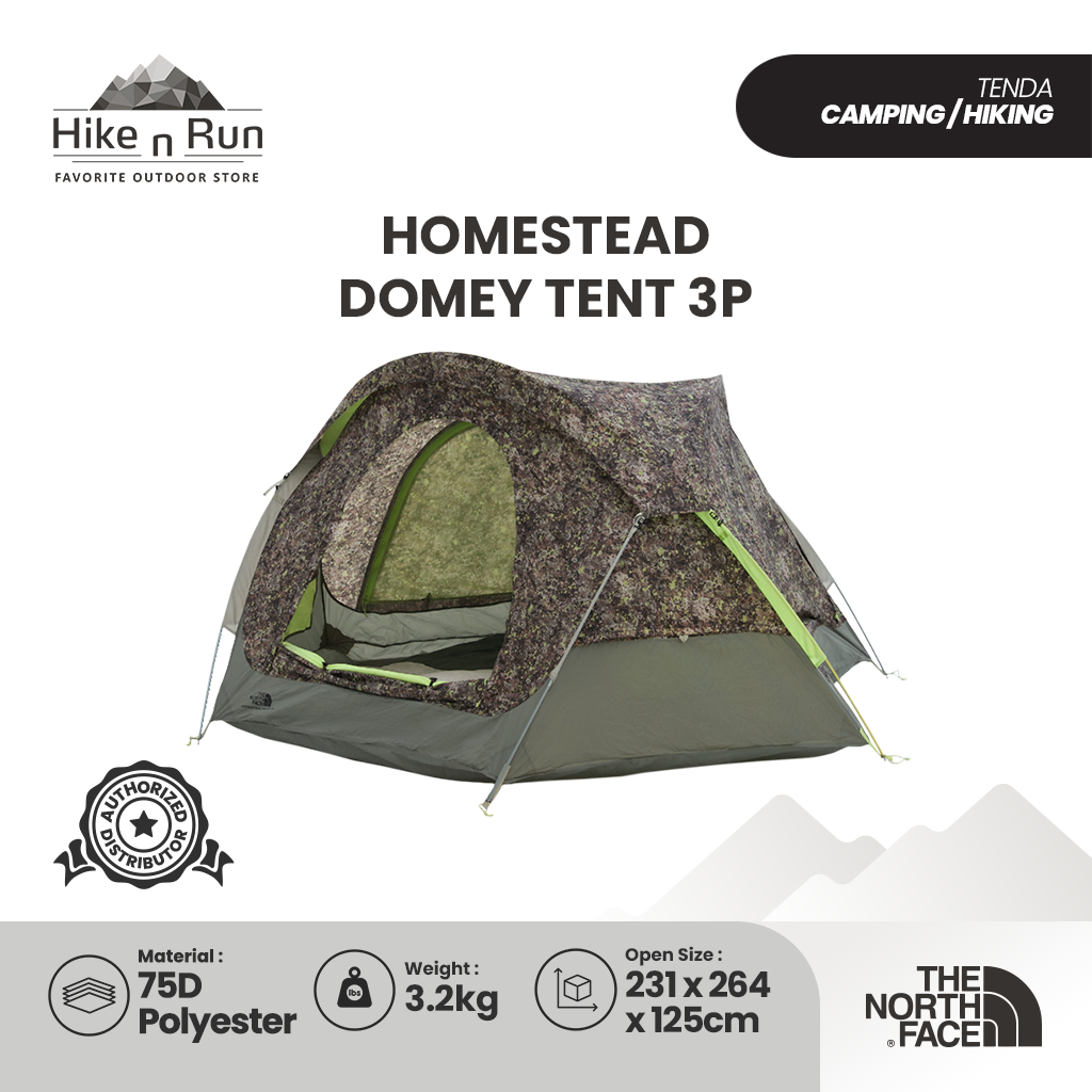 TENDA CAMPING TNF NF0A52VB HOMESTEAD DOMEY TENT 3P