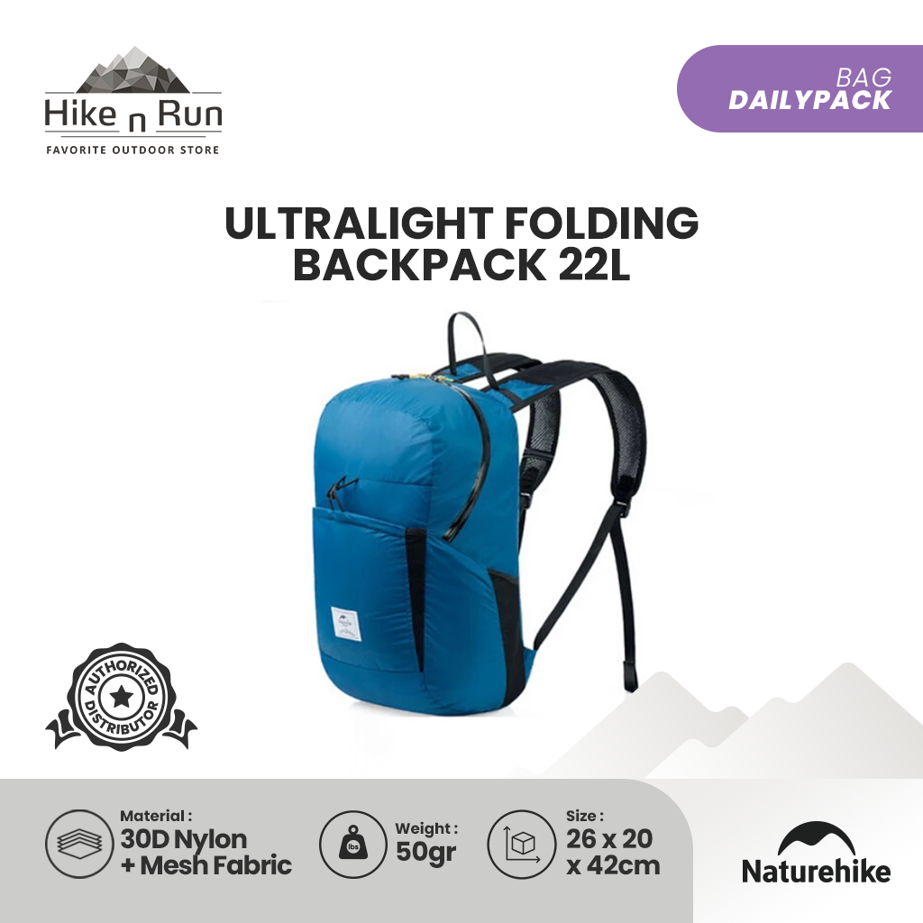 Naturehike Ultralight Folding Backpack 22L NH17A017-B