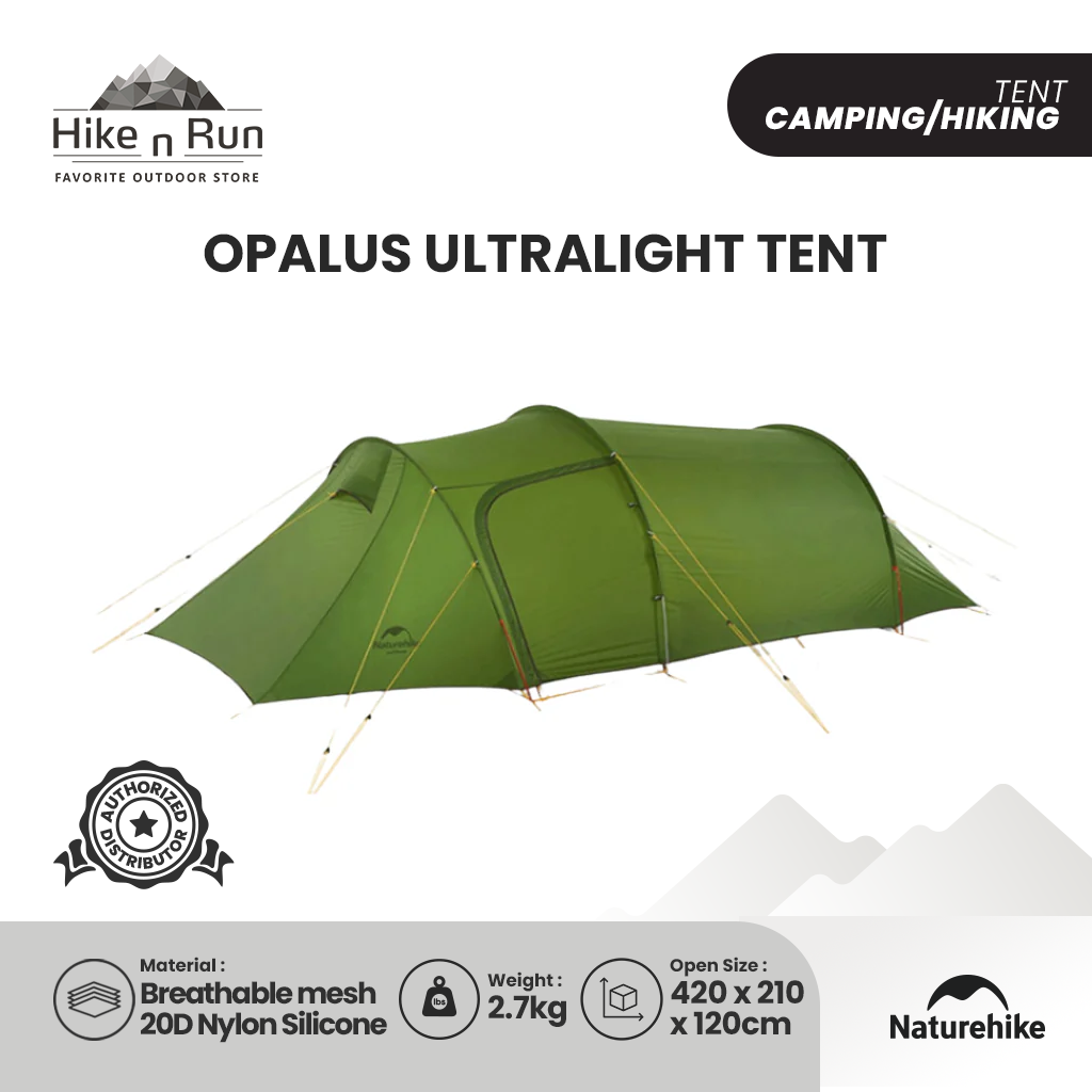 Tenda Opalus 20D Naturehike 3P Tenda Ultralight NH17L001-L