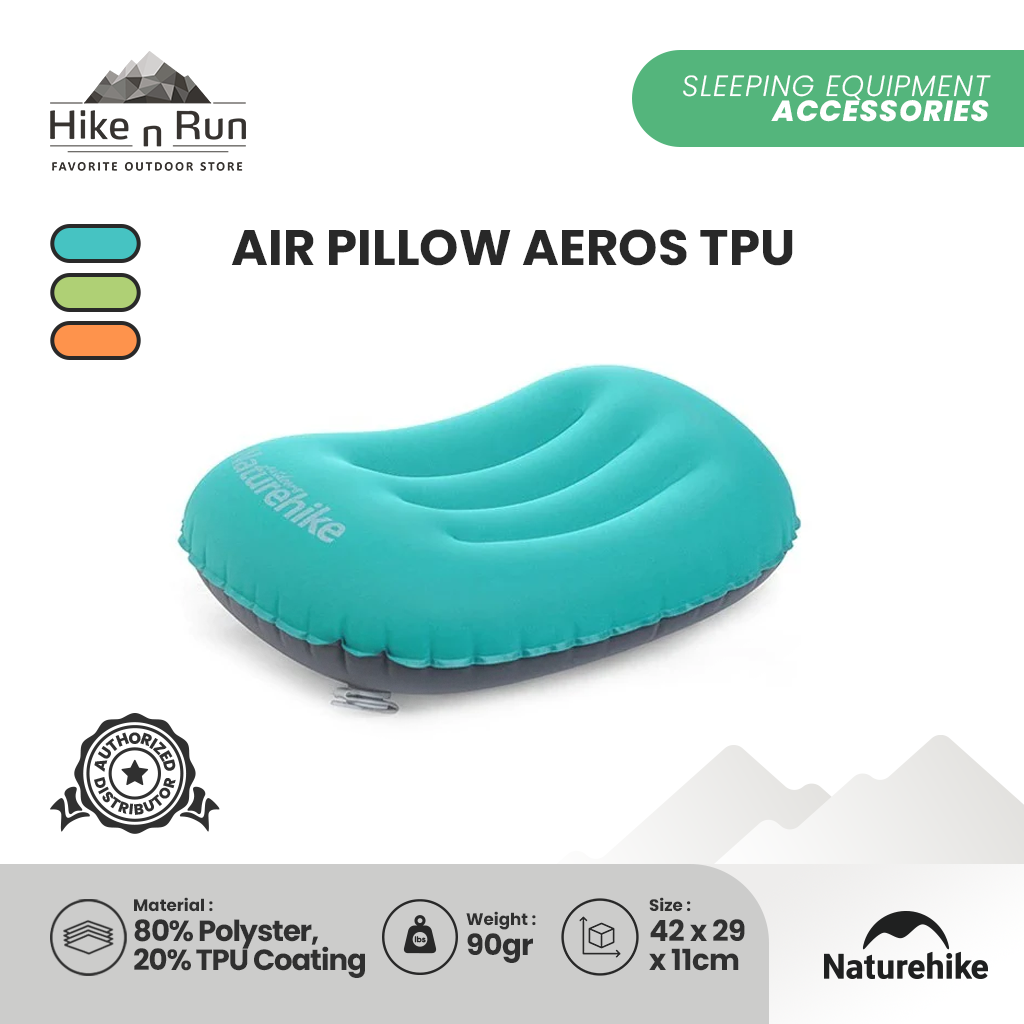 Naturehike NH17T013-Z Bantal Tiup Tebal dan Empuk