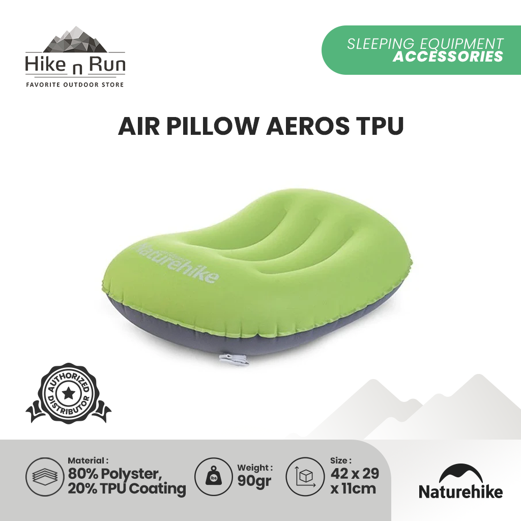 Naturehike NH17T013-Z Bantal Tiup Tebal dan Empuk