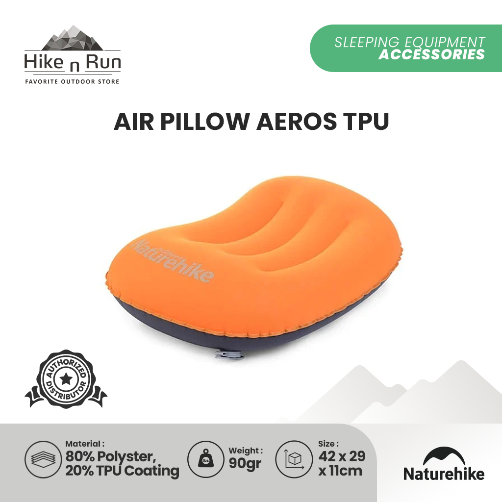 Naturehike NH17T013-Z Bantal Tiup Tebal dan Empuk