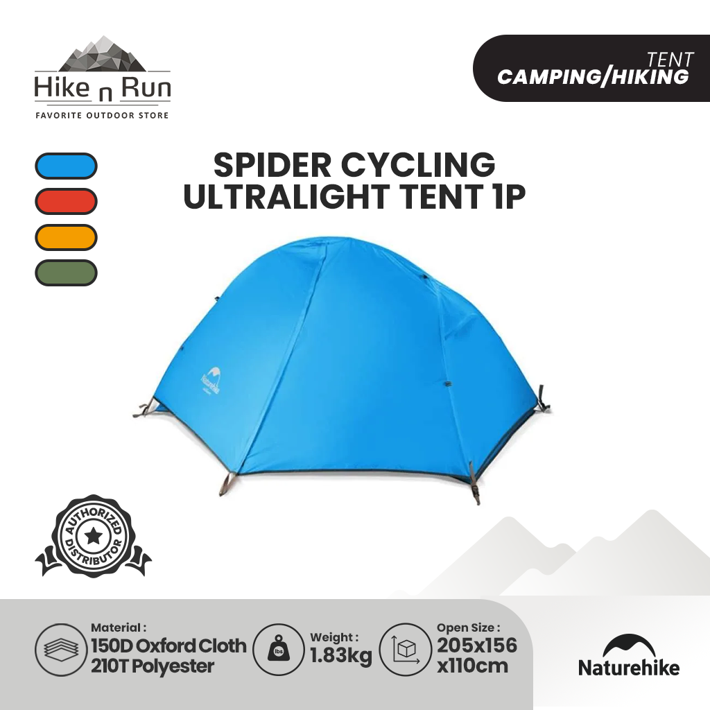 NATUREHIKE HIKING TENT SPIDER  CYCLING ULTRALIGHT  NH18A095-D