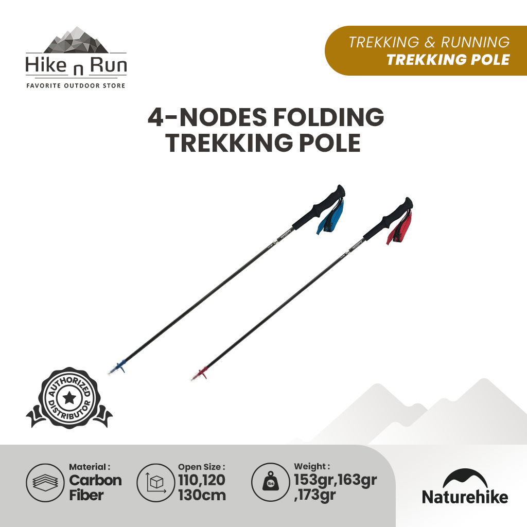 Naturehike Carbon Trekking Pole ST08 NH18D020-Z Fixed