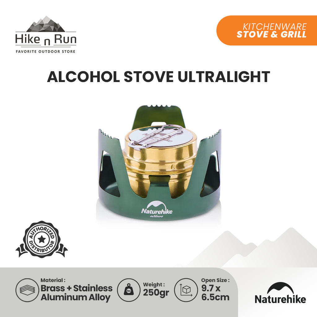 Kompor Spritus Ultralight Naturehike NH18L001-T Alcohol Stove