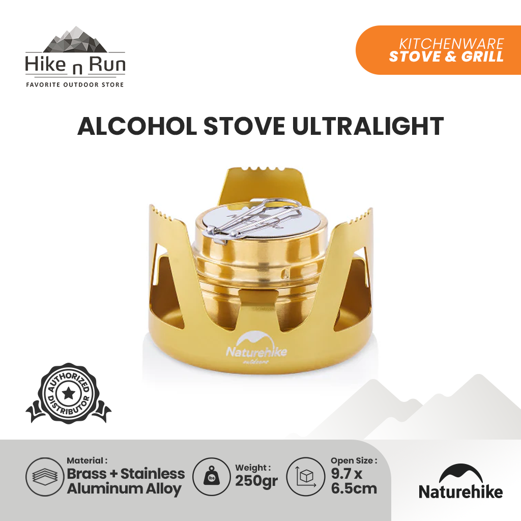 Kompor Spritus Ultralight Naturehike NH18L001-T Alcohol Stove