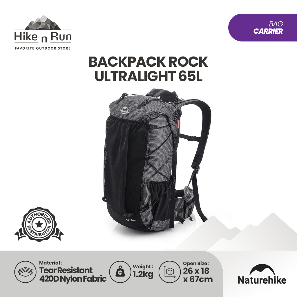 Naturehike Backpack Carrier Rock 65L NH19BP095