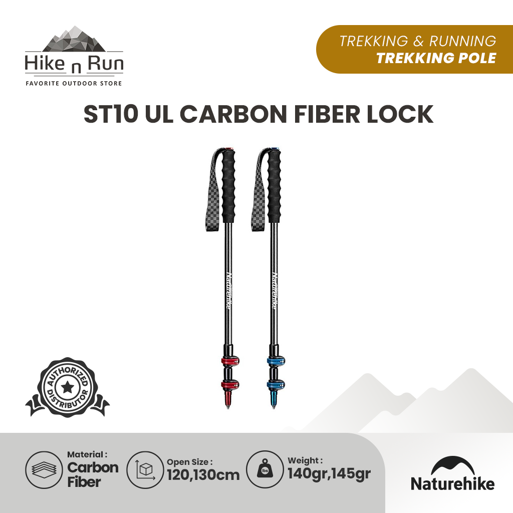 Naturehike ST10 Ultralight Carbon Trekking Pole NH19S010-T