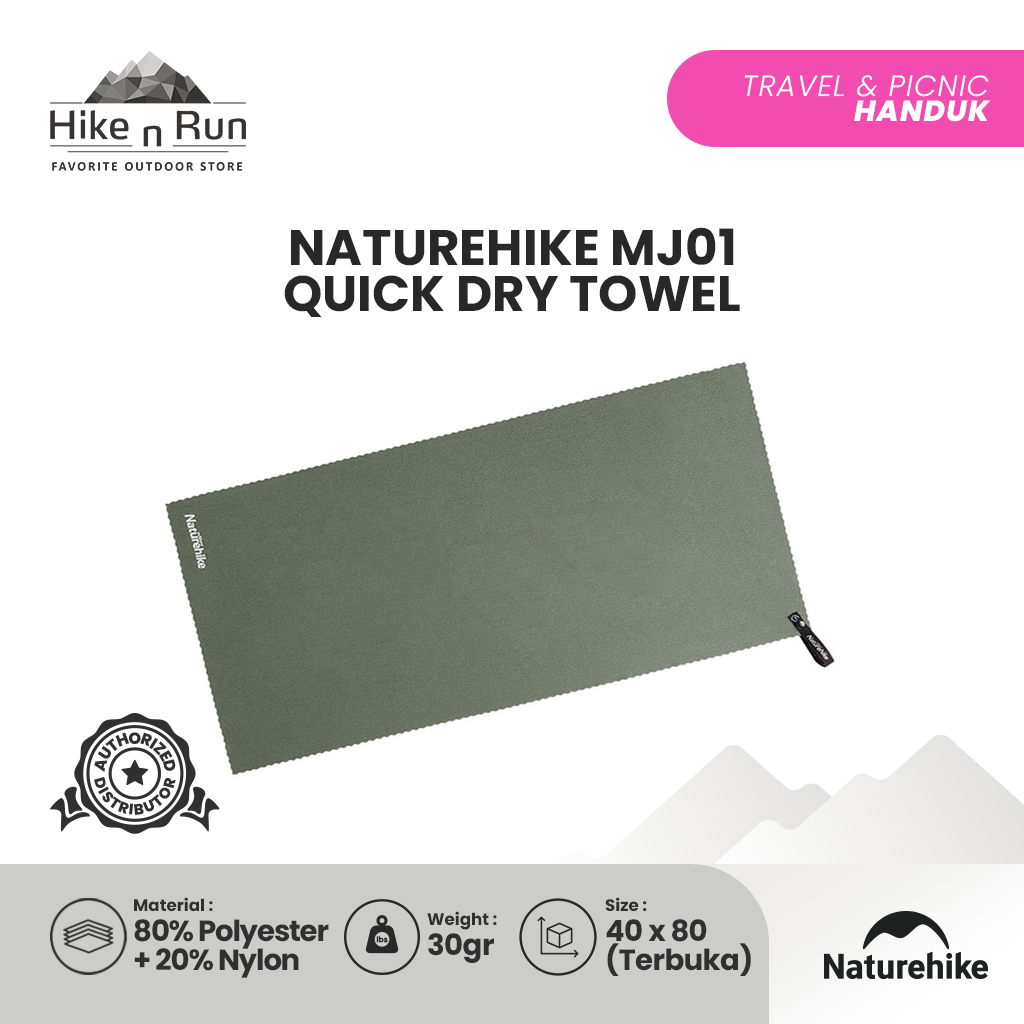 Naturehike  Handuk Cepat Kering MJ01 NH19Y001-J