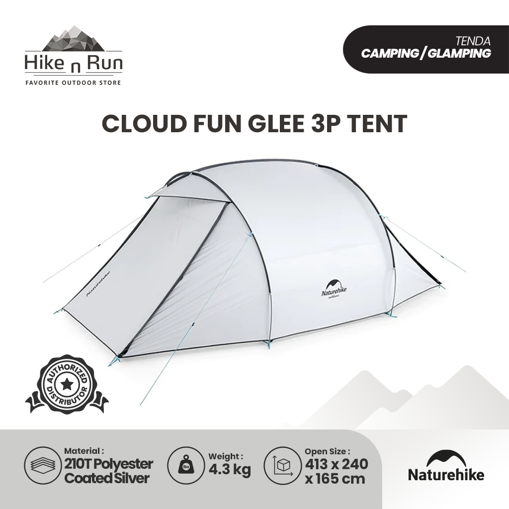 Naturehike Cloud Fun Glee 3P Tent NH19ZP006