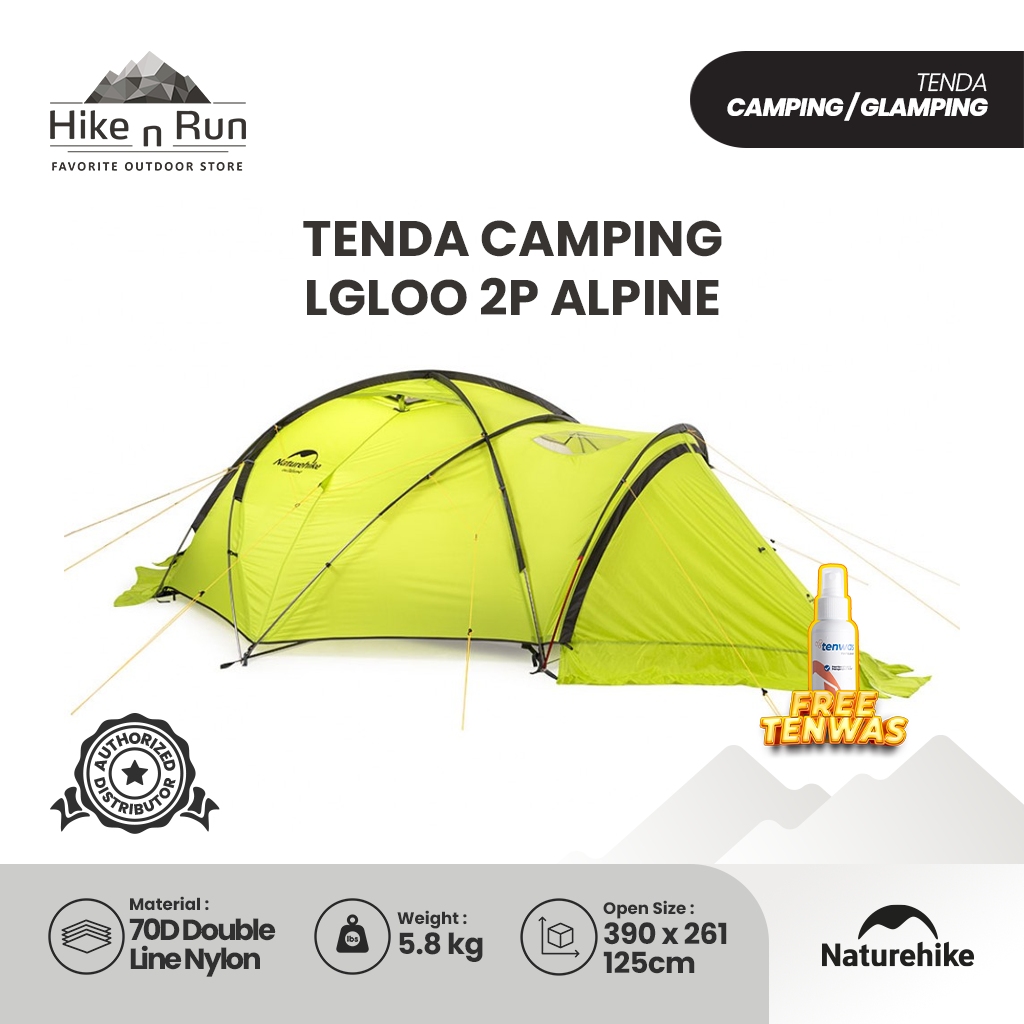 Naturehike Lgloo 2P Alpine Tent NH19ZP012