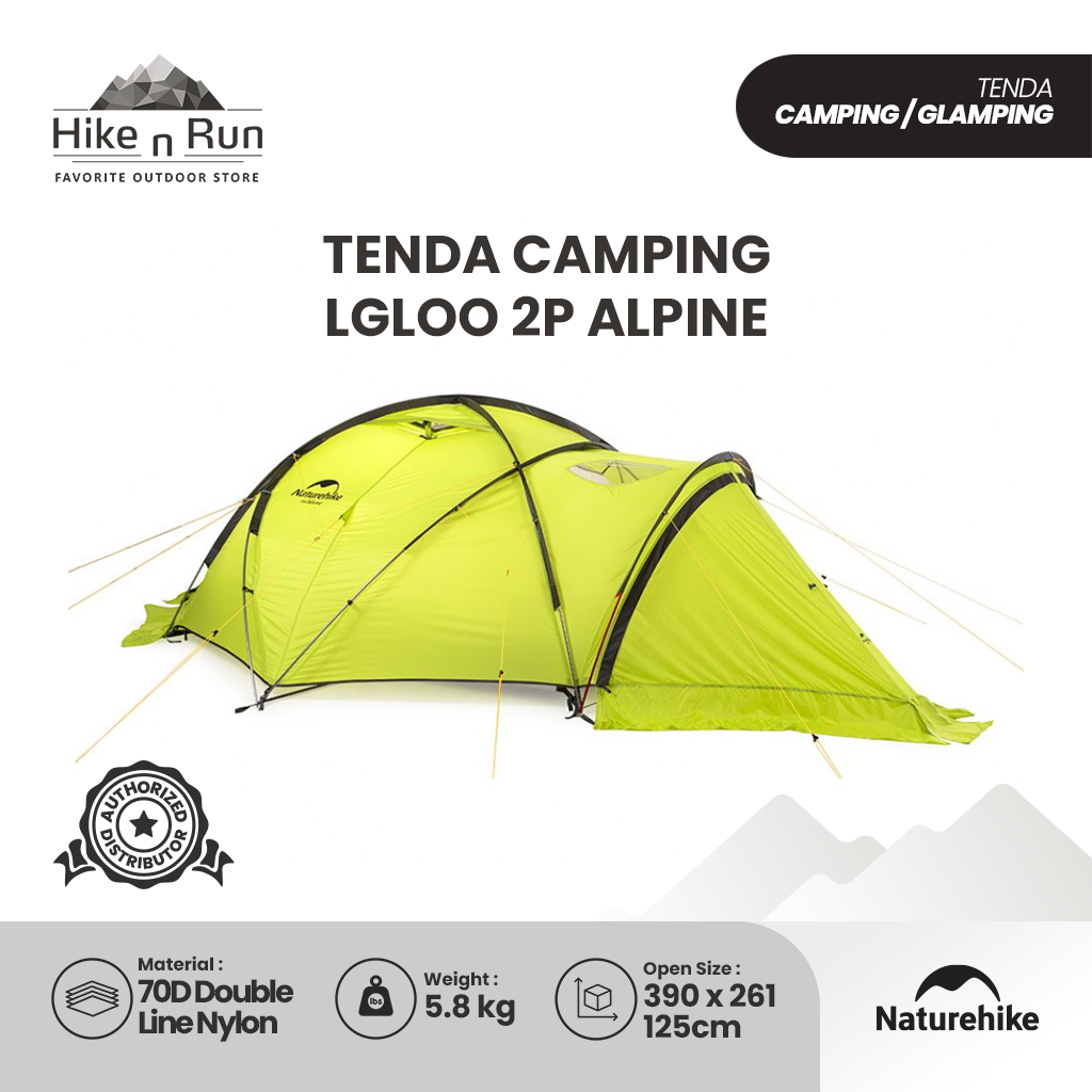 Naturehike Lgloo 2P Alpine Tent NH19ZP012