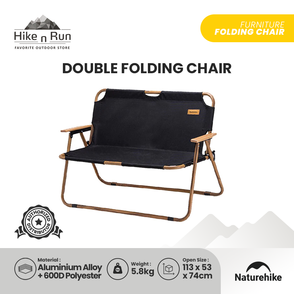 Naturehike NH20JJ002 Kursi Lipat Portable Double